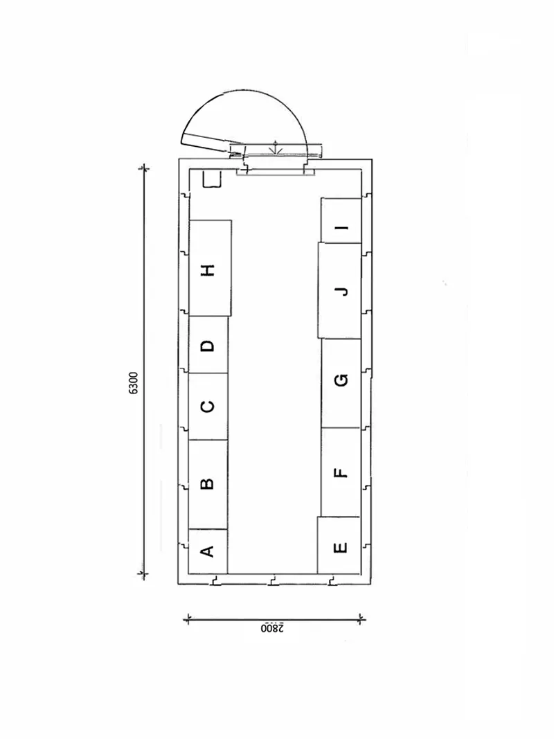 Used Lord 150 Vault - 6300mm x 2800mm x 2600mm high